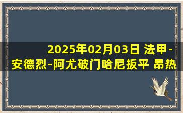 2025年02月03日 法甲-安德烈-阿尤破门哈尼扳平 昂热1-1勒阿弗尔